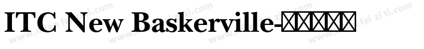 ITC New Baskerville字体转换